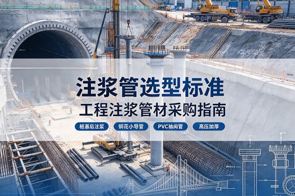 海阳注浆管选型标准